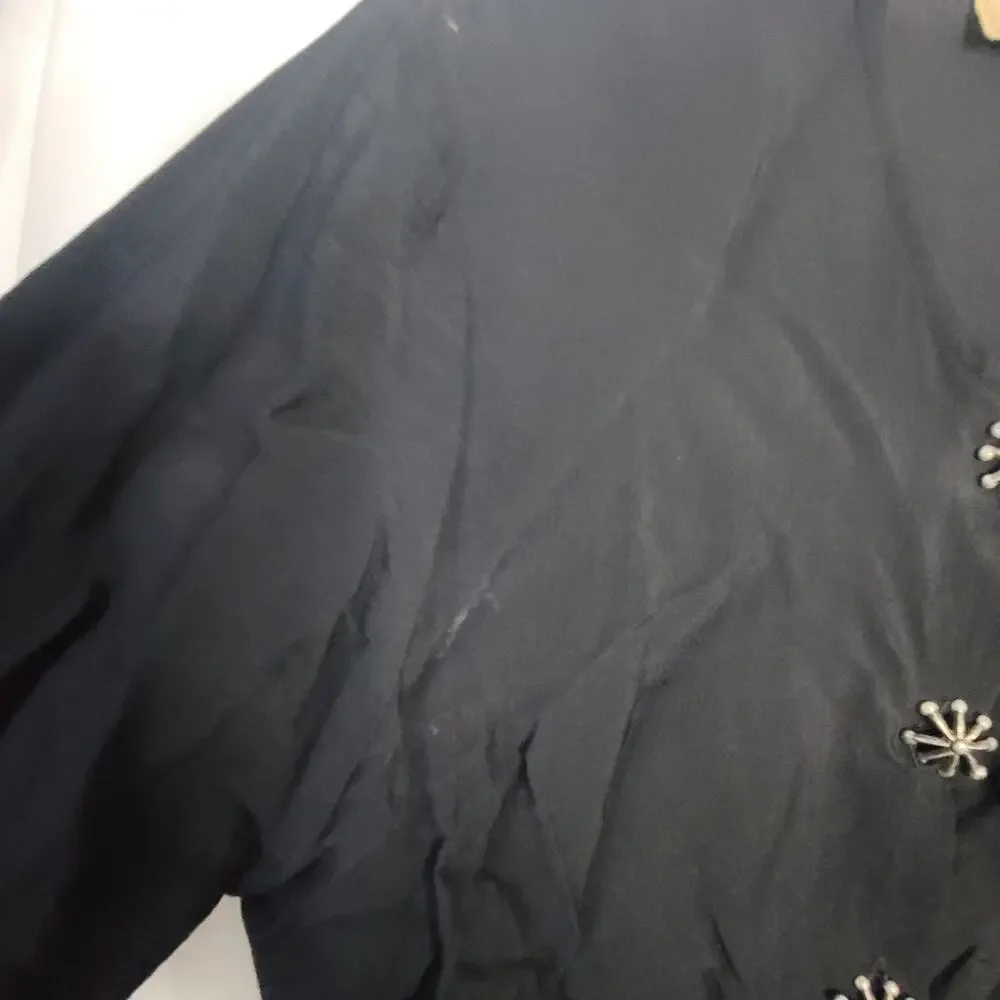 Double D Ranchwear- 2 piece boho set- Navy with embellishments- size Small/Med - Picture 12 of 16